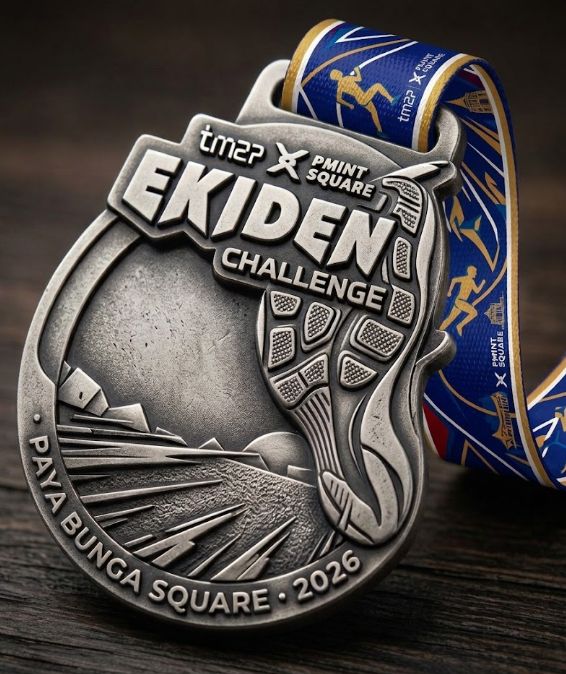 Finisher Medal TM27 X PMINT Square Ekiden Challenge